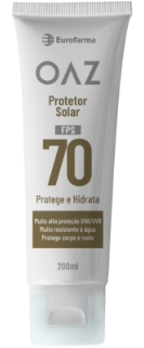 Protetor Solar OAZ 70 FPS CREME - 200 ml
